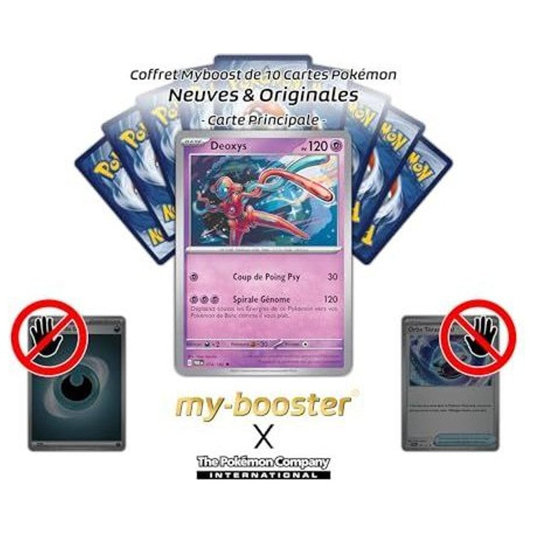 Gros plan sur les détails holographiques de la carte Pokémon Deoxys 074/182 EV04, montrant l’illustration Psy et la brillance de la rareté Holo Reverse