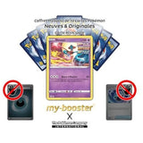 Gros plan sur les détails holographiques de la carte Pokémon Deoxys 120/264 Reverse de la série Poing de Fusion EB08 en français
