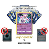 Détail de l’illustration de la carte Pokémon Diancie 068/189 EB10, montrant les cristaux roses et l’effet holographique du Pokémon Roche Fée.