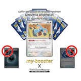 Gros plan sur les détails holographiques Reverse Pokéball de la carte Dodoala d'Okuba Héros Transcendants, édition française certifiée ME02.5