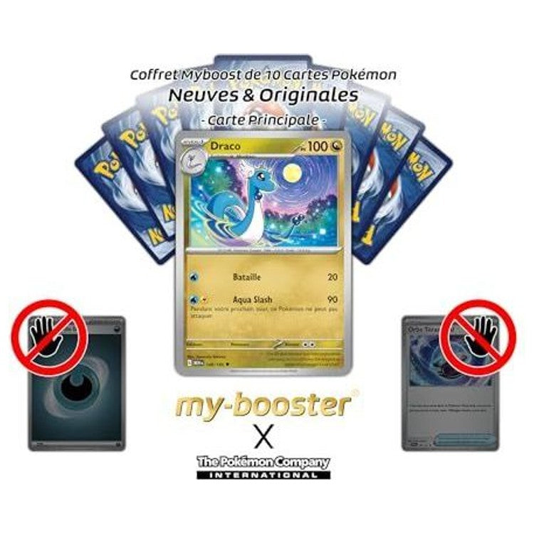 Détail de la carte Draco 148/165 Reverse, montrant les reflets brillants et les informations de jeu de l’extension 151 EV3.5 en français