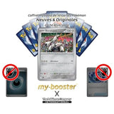 Gros plan sur les détails holographiques Reverse de la carte Pokémon Duralugon 074/094 issue de la série Méga-Évolution 02 Flammes Fantasmagoriques.