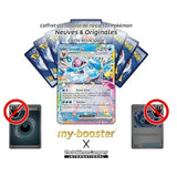Zoom sur les détails holographiques de la carte Givrali ex 026/131 Téracristal, montrant l’artwork glacé et le cadre Ultra Rare EV08.