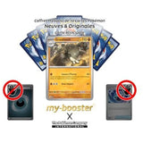 Gros plan sur les détails holographiques Reverse de la carte Pokémon Gravalanch 075/165 EV03.5, mettant en avant le motif brillant et le type Combat.