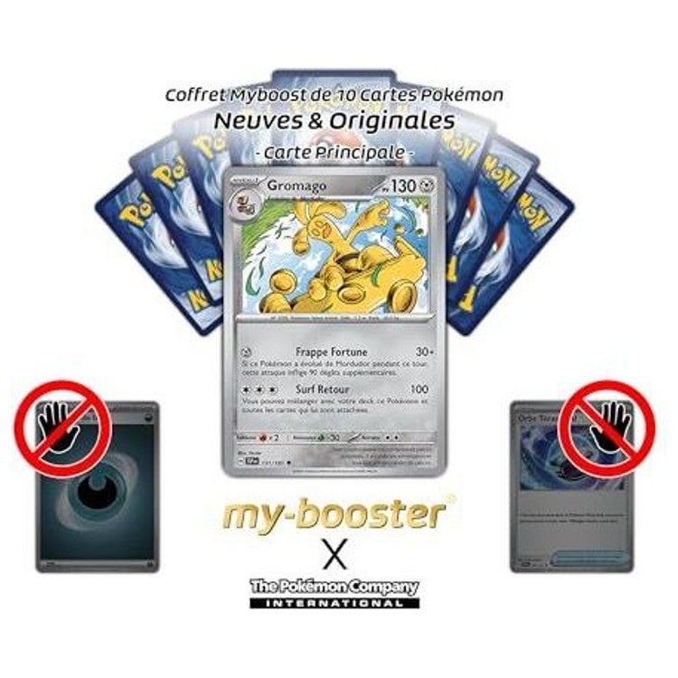 Gros plan sur les détails holographiques Reverse de la carte Pokémon Gromago EV08 131/191, montrant le motif brillant de l’extension Étincelles Déferlantes.