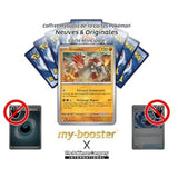 Gros plan sur les détails holographiques Reverse de la carte Pokémon Groudon 049/131 EV08, mettant en valeur le motif Poké Ball et l’illustration légendaire.