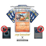 Gros plan sur l’illustration de la carte Pokémon Gruikui Reverse Méga-Évolution 02, montrant le Pokémon Feu et le motif holographique du fond.