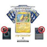Gros plan sur l’illustration Reverse brillante d’Iguolta 064/217, montrant les effets holographiques et les détails du Pokémon Électrik.