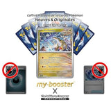 Gros plan sur l’illustration de la carte Ire-Foudre 111/142 EV07 montrant les effets holographiques et les détails du Pokémon Électrik