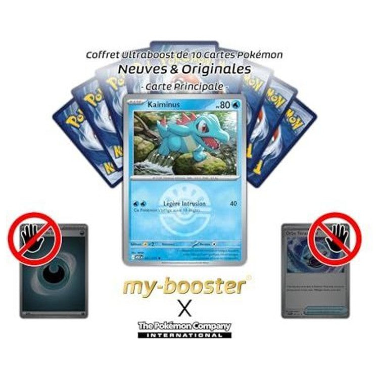 Gros plan sur les détails holographiques Reverse de la carte Pokémon Kaiminus 041/217 Méga-Évolution 02, mettant en avant le cadre brillant.