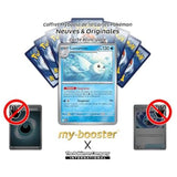 Gros plan sur l’illustration brillante de la carte Pokémon Lamantine Reverse du bloc Méga-Évolution 02, montrant les reflets holographiques