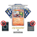 Gros plan sur l’illustration brillante de la carte Pokémon Lapyro Reverse du bloc Méga-Évolution 02.5, montrant les reflets et détails graphiques.