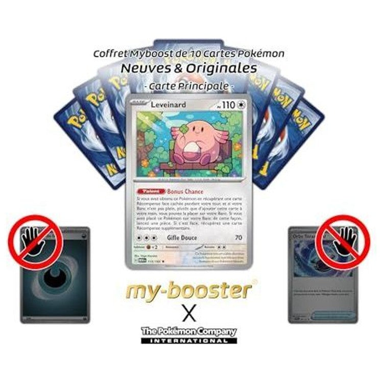 Gros plan sur les détails holographiques de la carte Leveinard 113/165 EV03.5, montrant le Pokémon Incolore et son illustration soignée