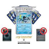 Gros plan sur les détails holographiques Reverse de la carte Pokémon Lézargus 041/132 du bloc Méga-Évolution 1, en français.