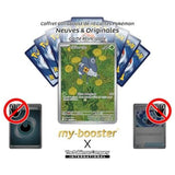 Gros plan sur l’illustration Alternative Gallery de Lilliterelle 096/094, montrant les pétales et le décor de la série Méga-Évolution 02