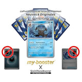 Gros plan sur l’illustration brillante Reverse de Mammochon 025/094 montrant les reflets de la carte du set Flammes Fantasmagoriques ME02