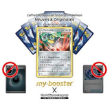 Gros plan sur l’illustration de Melmetal de l’extension Poing de Fusion EB08, montrant les détails métalliques du Pokémon Acier