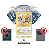Gros plan sur la carte Pokémon Mélo Holo EB07.5 montrant les reflets holographiques, le texte d’attaque et les détails de l’illustration féerique.