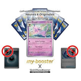 Gros plan sur les détails holographiques Reverse de la carte Pokémon Mentali 086/197 EV03, mettant en valeur le motif brillant autour du Pokémon Psy.