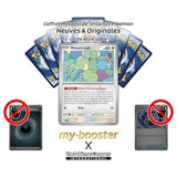 Gros plan sur les détails holographiques de la carte Métamorph 132/165 Écarlate et Violet 3.5 151, montrant le Pokémon Incolore en transformation