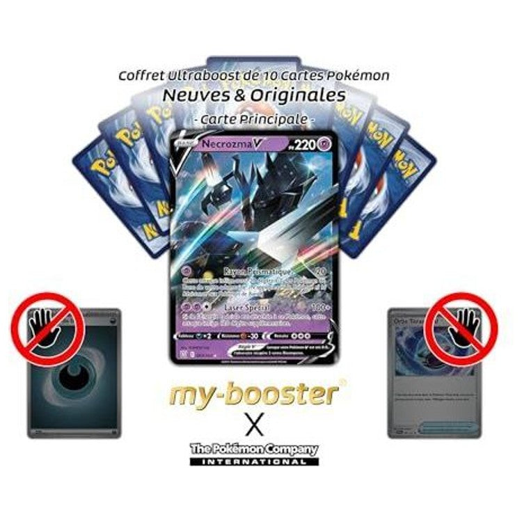 Gros plan sur l’illustration de la carte Pokémon Necrozma V 063/163 Styles de Combat montrant les détails de l’artwork et de la rareté V