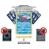 Gros plan sur les détails holographiques Reverse de la carte Pokémon Paragruel de Hisui 044/189 Astres Radieux, montrant le motif brillant.