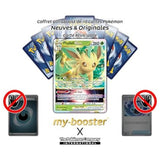 Gros plan sur les détails de l’artwork de la carte Pokémon Phyllali VSTAR 014/159 Zénith Suprême, mettant en valeur les effets brillants et le type Plante