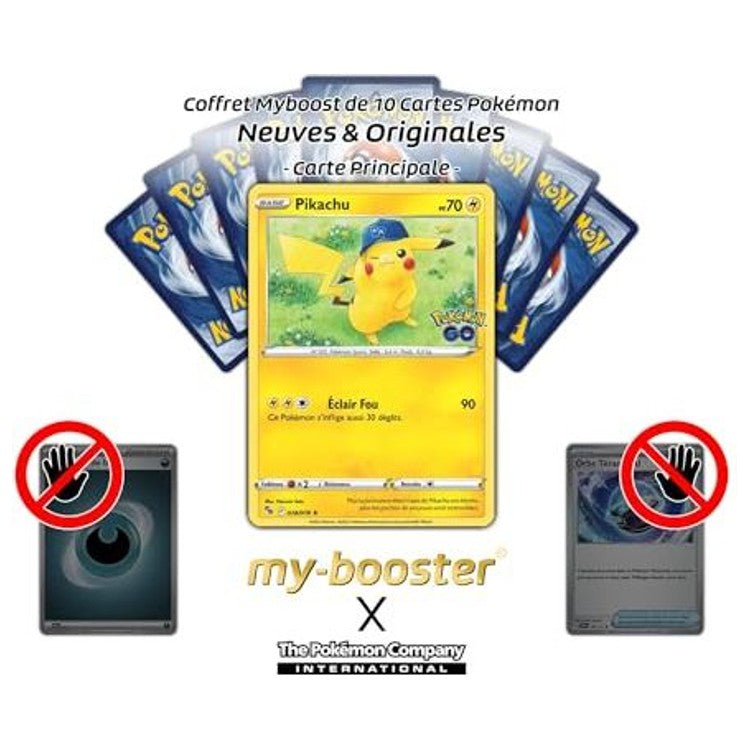 Gros plan sur l’illustration de la carte Pikachu 028/078 Pokémon GO EB10.5 montrant les détails holographiques et le design Électrik.