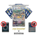 Verso de la carte Pokemon Pikachu 173/165 edition Alternative Gallery Secrete EV3.5 151, montrant l etat general et les bords
