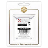 Gros plan sur l’illustration brillante de Pohmarmotte ex 73/197, montrant les effets holographiques et les informations de jeu de la carte EV03