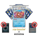 Gros plan sur les effets brillants Reverse de la carte Pokémon Poissoroy 021/131 EV08, mettant en valeur l’illustration Eau