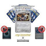 Gros plan sur l’illustration Reverse de Prondralugon 075/094, montrant les reflets brillants et les détails métalliques de la carte Méga-Évolution 02.