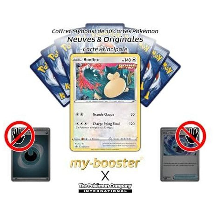 Gros plan sur l’illustration de la carte promo Ronflex SWSH119 Poing Final Holo, montrant le Pokémon Incolore endormi et les effets brillants