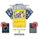 Gros plan sur l’illustration de la carte Pokémon Salarsen 107/264 Poing de Fusion EB08 montrant ses détails holographiques et son design dynamique.