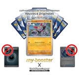 Gros plan sur les détails holographiques Reverse de la carte Pokémon Scorvol 050/094 Méga-Évolution 02, mettant en valeur l’illustration.