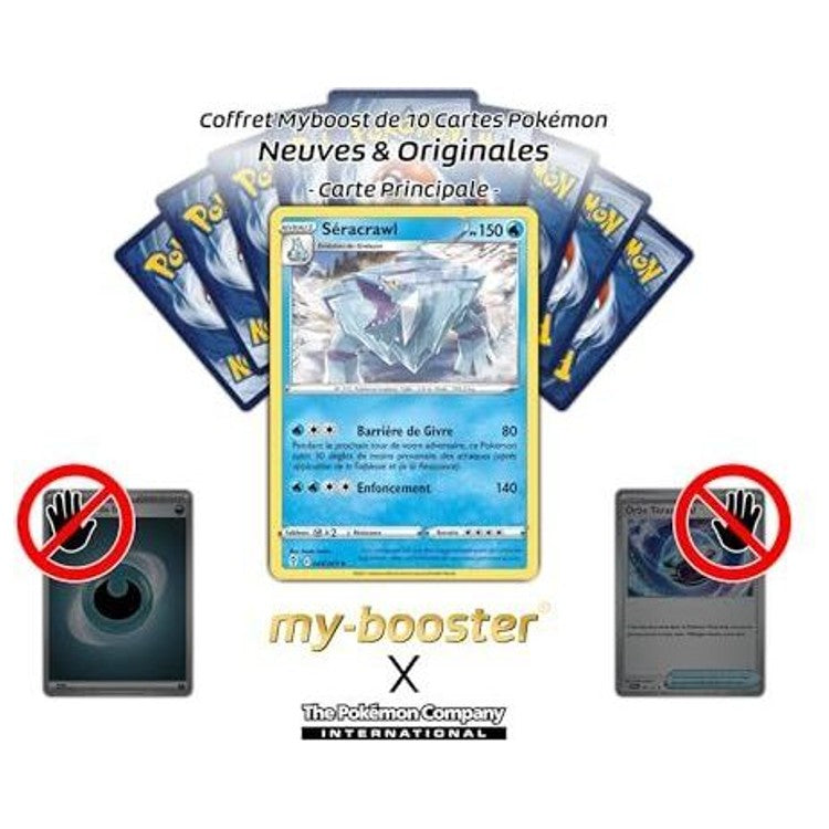 Verso de la carte officielle Pokémon Séracrawl du bloc Épée et Bouclier 7, édition française Reverse certifiée d’origine The Pokémon Company.