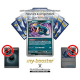 Gros plan sur les détails holographiques Reverse de la carte Pokémon Séviper 062/094 Méga-Évolution 02, mettant en valeur le motif brillant.