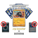 Gros plan sur l’illustration brillante Reverse de Tauros de Paldea 048/094, montrant les détails du Pokémon Combat de la série Méga-Évolution 02.