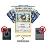 Gros plan sur les détails holographiques Reverse de la carte Pokémon Tauros 106/159 Zénith Suprême, mettant en avant l’illustration et le fond brillant.