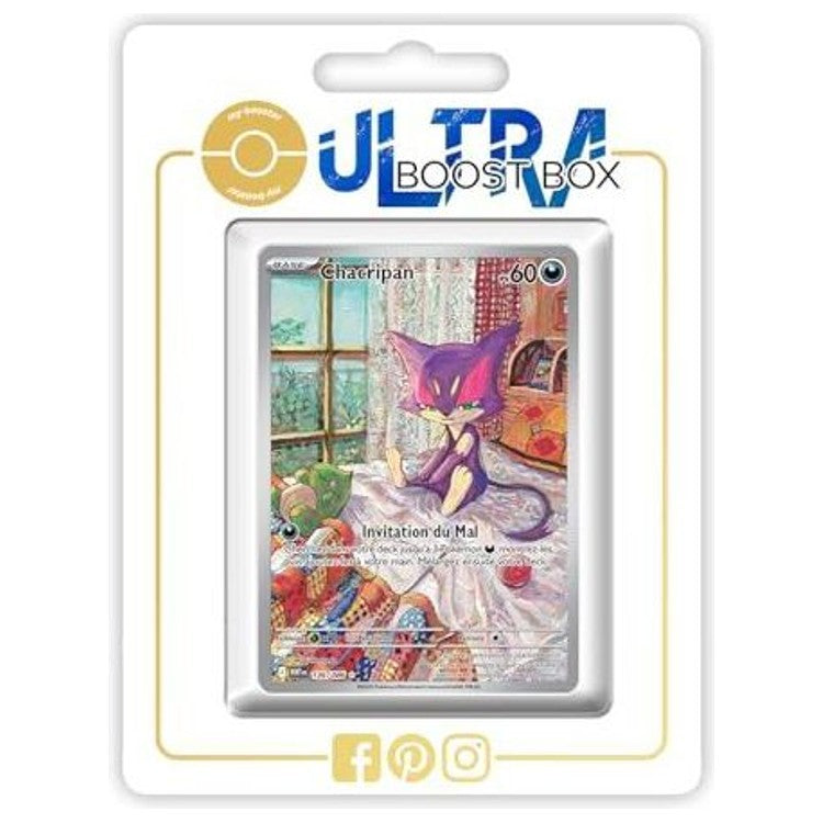 Carte Pokémon Chacripan 136/086 Alternative Pokémon Gallery Secrète recto de l’extension Flamme Blanche Écarlate et Violet 10.5