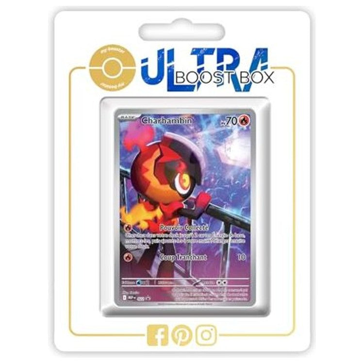 Carte Pokémon Charbambin MEP022 Alternative Pokémon Gallery recto, édition française de l’extension Flammes Fantasmagoriques Méga-Évolution 02