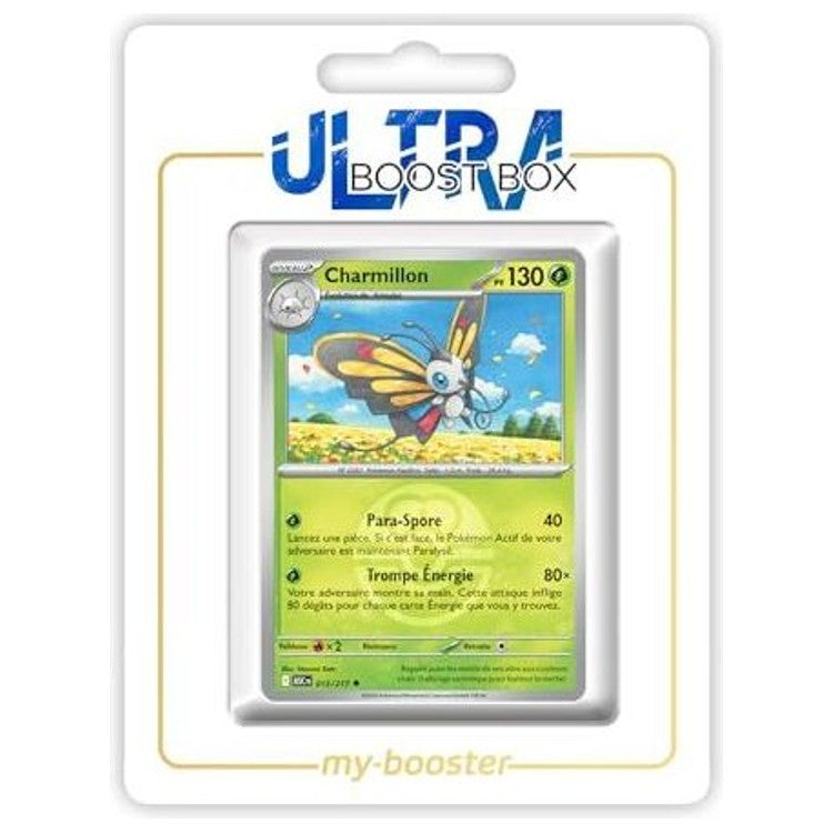 Carte Pokémon Charmillon 013/217 en version Reverse de l’extension Héros Transcendants, recto détaillé avec artwork brillant et texte en français.