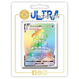 Carte Pokemon Charmilly VMAX 073/072 arc en ciel secrete Destinees Radieuses EB45 en francais, vue de face avec artwork complet