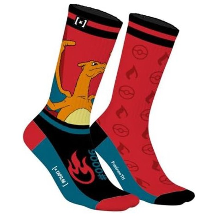 Chaussettes Pokémon Dracaufeu