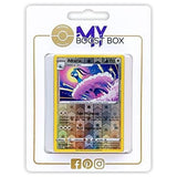 Coffret Myboost Tempête Argentée EB12 avec la carte Altaria 143/195 Holo Reverse et une sélection de 9 autres cartes Pokémon françaises neuves