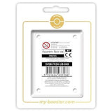 Coffret Myboost Kyurem Noir ex Étincelles Déferlantes EV08 contenant la carte principale 048/191 et 9 autres cartes Pokémon variées en français.