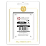 Coffret Myboost Macronium Héros Transcendants contenant la carte Reverse 009/217 et 9 autres cartes Pokémon françaises complémentaires.