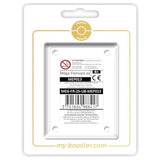 Coffret Myboost x Mega-Evolution 1 avec la carte promo Mega-Florizare ex MEP013 en avant et 9 autres cartes Pokemon francaises neuves visibles