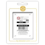 Coffret Myboost Mélo Flammes Obsidiennes contenant la carte Pokémon Gallery Secrète et 9 cartes françaises supplémentaires