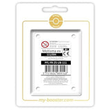 Coffret Myboost Motisma ex Flammes Fantasmagoriques contenant la carte Full Art Secrète et 9 autres cartes Pokémon françaises variées